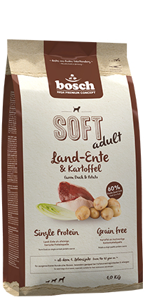 bosch Tiernahrung SOFT Adult Land-Ente & Kartoffel 12.5kg