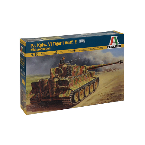 Italeri Pz.Kpfw.VI Tiger I Ausf.E mid production Tank model Montagesatz 1:35