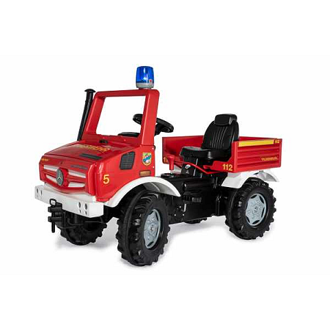 rolly toys rollyUnimog Fire Aufsitzauto