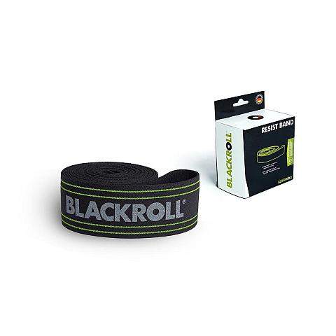 Blackroll Resist Band Übungsband Sehr schwer Textil Schwarz