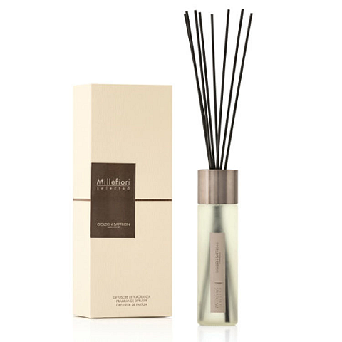 Millefiori Golden Saffron Aromaessenz 100 ml Moschus, Patschuli, Sandelholz Aroma-Diffuser