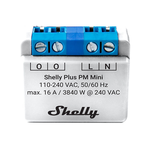Shelly PLUS PM Mini Leistungsrelais Weiß