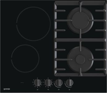 Gorenje GCE691BSC Schwarz Integriert 60 cm Kombi 4 Zone(n)