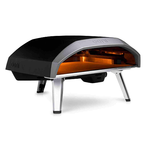 Ooni Koda 16 Pizzamacher/Ofen 1 Pizza/Pizzen Schwarz, Edelstahl