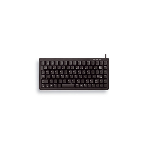 CHERRY G84-4100 Kompakte Kabelgebundene Tastatur, USB/PS2 Schwarz (QWERTZ - DE)