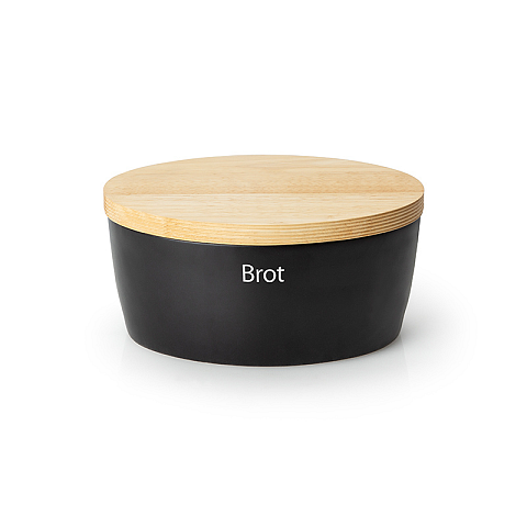 Continenta Brottopf oval mit Holzdeckel