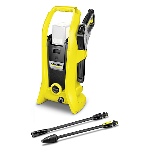 Kärcher K 2 Battery Hochdruckreiniger Kompakt Akku 340 l/h Schwarz, Gelb