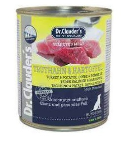 Dr.Clauder‘s Selected Meat Truthahn & Kartoffel 800g