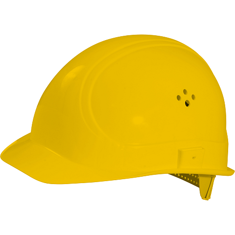 KS Tools 117.1609 Sicherheitskopfschutz Kunststoff Gelb