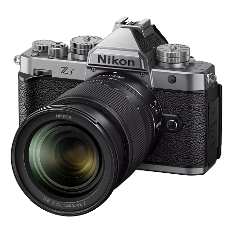 Nikon Z f SL + 24-70 Kit MILC 24,5 MP CMOS 6048 x 4032 Pixel Schwarz, Silber