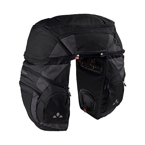 VAUDE Karakorum Pro Hinten Fahrradtasche 65 l Polyester, Polyurethan Schwarz