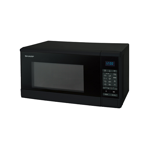 Sharp R270BK Mikrowelle Schwarz Solo-Mikrowelle Arbeitsplatte 20 l 800 W