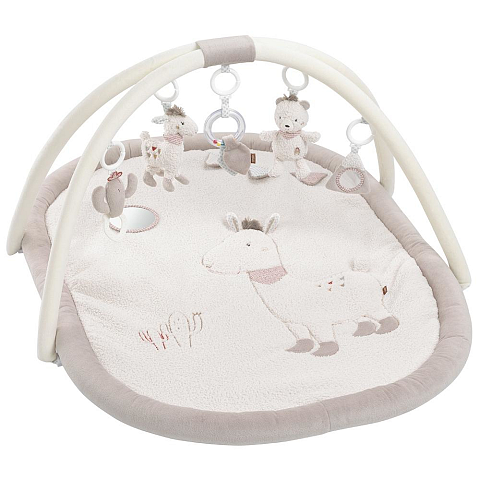 Fehn 058017 Plüsch, Polyester Mehrfarbig Babyspielmatte
