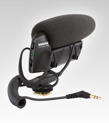 Shure VP83 Mikrofon Schwarz Digitales Kameramikrofon