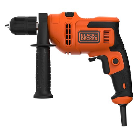 Black & Decker BEH200K-QS Bohrmaschine 2900 RPM Ohne Schlüssel 1,67 kg Schwarz, Orange