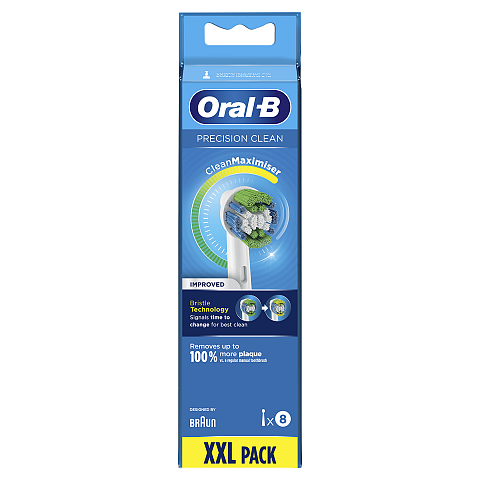 Oral-B Precision Clean 80339355 Elektrischer Zahnbürstenkopf 8 Stück(e) Blau, Weiß