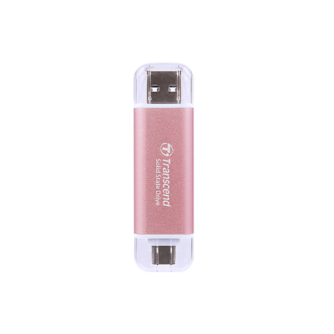 Transcend ESD310 512 GB USB Typ-A auf USB Typ-C 3.2 Gen 2 (3.1 Gen 2) Pink
