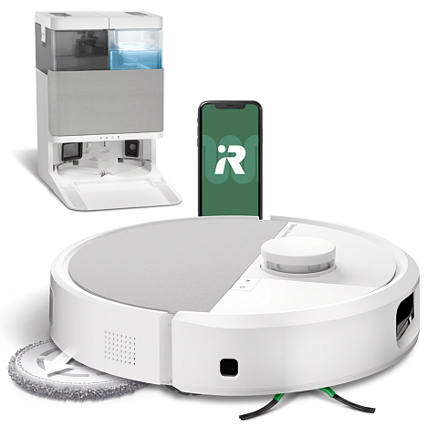 iRobot Roomba Plus 505 Combo Robot + AutoWash Dock Weiß