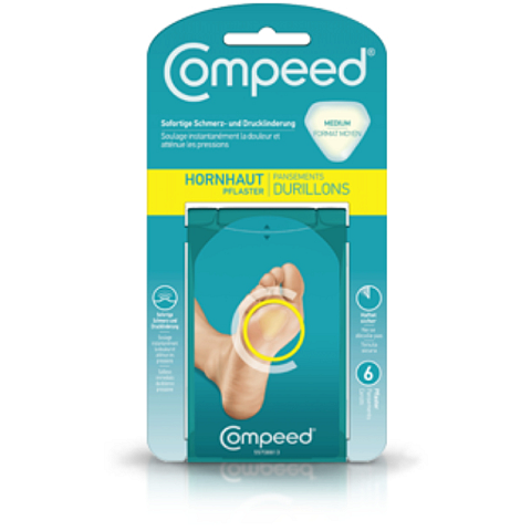 Compeed 2018694 Wundschnellverband 4,4 x 4,5 cm 6 Stück(e)