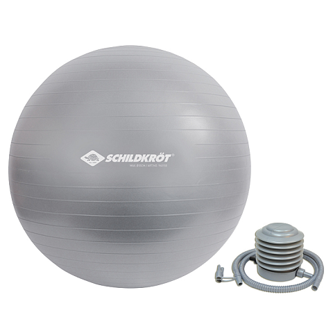 Schildkröt Fitness 960155 Gymnastikball 55 cm Grau Volle Größe