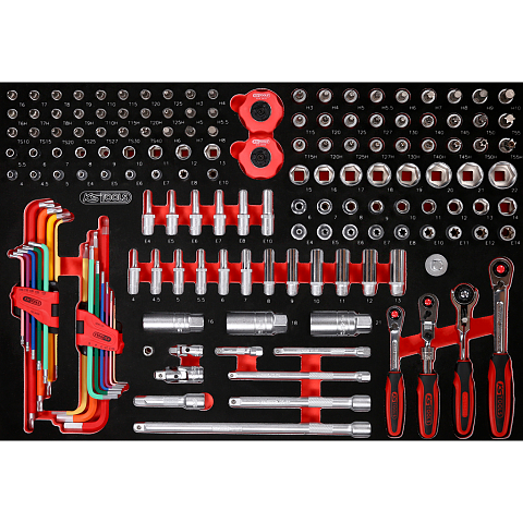 KS Tools 811.0156 Steckdosen/Steckdosen-Set Steckschlüssel-Satz