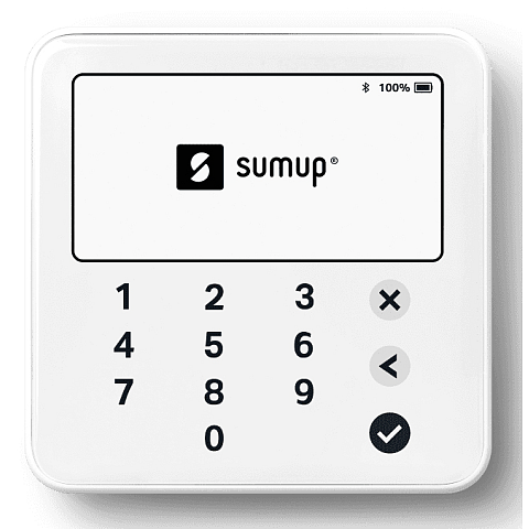 SumUp Solo Lite Smart-Card-Lesegerät Akku Bluetooth Weiß