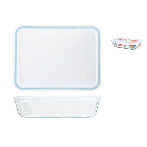 Pengo 3283100 Lebensmittelaufbewahrungsbehälter Rechteckig Container 0,8 l Transparent 1 Stück(e)