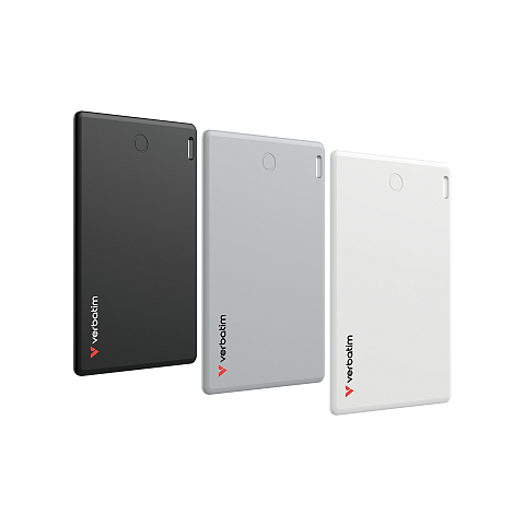 Verbatim My Finder Persönlich Schwarz, Silber, Weiß