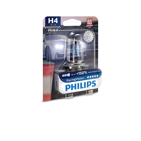 Philips Lampentyp: H4 Packung mit: 1 Fahrzeugscheinwerferlampe