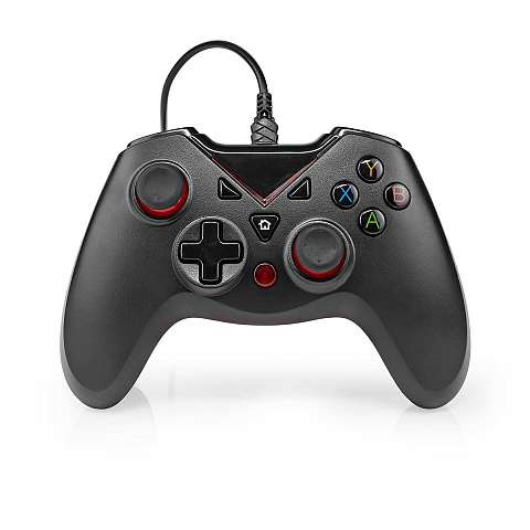 Nedis GGPD110BK Gaming-Controller Schwarz USB Gamepad Digital PC