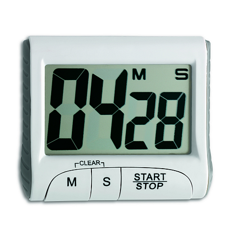 TFA-Dostmann 38.2021.02 Küchen-Timer Digitaler Küchentimer Weiß