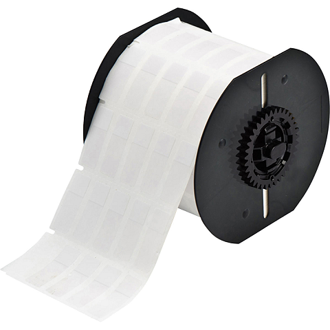Brady B33-8-427 Druckeretikett Transparent, Weiß Selbstklebendes Druckeretikett