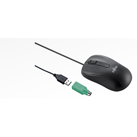 Fujitsu M530 Maus Büro rechts USB Type-A + PS/2 Laser 1200 DPI