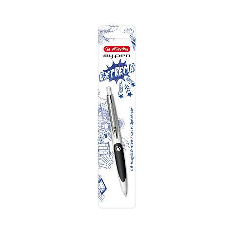 Herlitz my.pen Blau Clip-on-Einziehkugelschreiber 1 Stück(e)