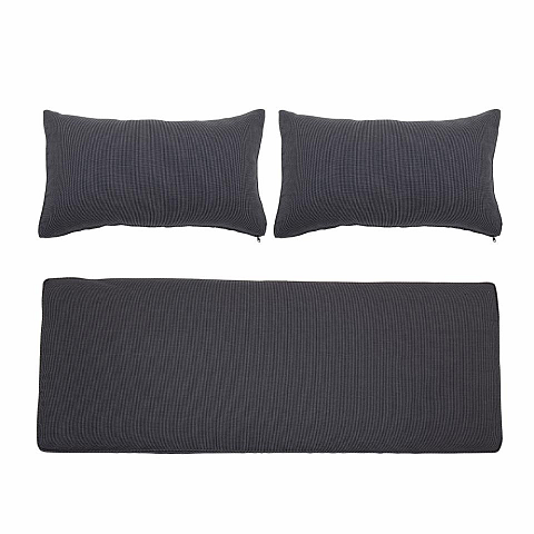 Bloomingville 82055543 Kissenbezug Grau 57 x 154 cm Polyester