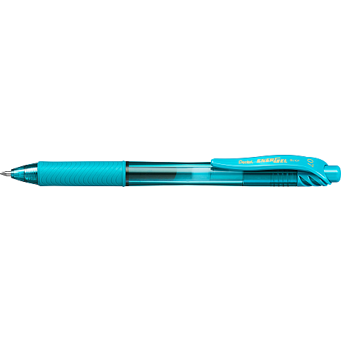 Pentel EnerGel X Anklippbarer versenkbarer Stift Türkis