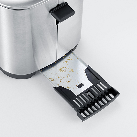 Severin AT 2621 Toaster 7 4 Scheibe(n) 1400 W Schwarz, Edelstahl