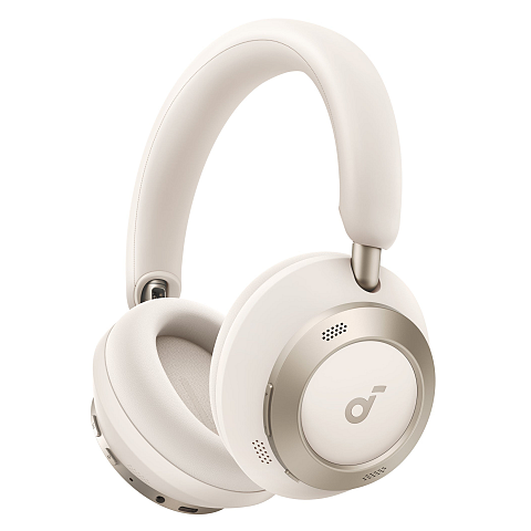 Soundcore Space One Pro Kopfhörer Kabellos Kopfband Anrufe/Musik Bluetooth Weiß