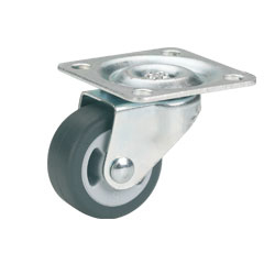 Dörner + Helmer 790320 Möbelrad Schwarz, Metallisch 20 kg Thermoplastisches Elastomer (TPE) 3 cm 1 Stück(e)