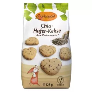 Birkengold Chia-Hafer-Kekse Keks 125 g