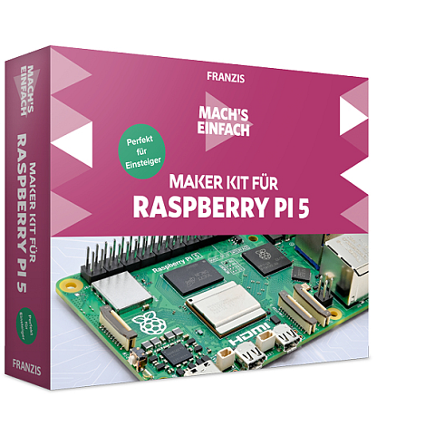 Franzis Verlag Maker Kit für Raspberry Pi 5 - Mach's einfach