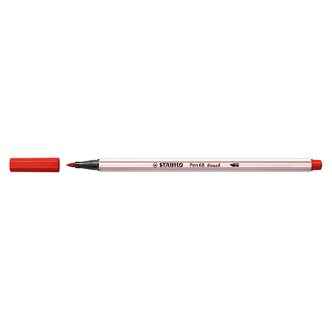 STABILO Pen 68 brush Filzstift Medium Rot 1 Stück(e)