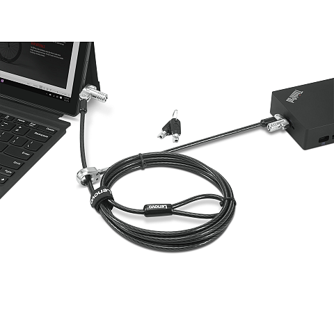 Lenovo 4XE1B81918 Kabelschloss Schwarz 1,8 m