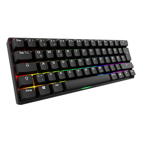 Sharkoon 100065630 Tastatur Haus USB QWERTZ Deutsch Schwarz