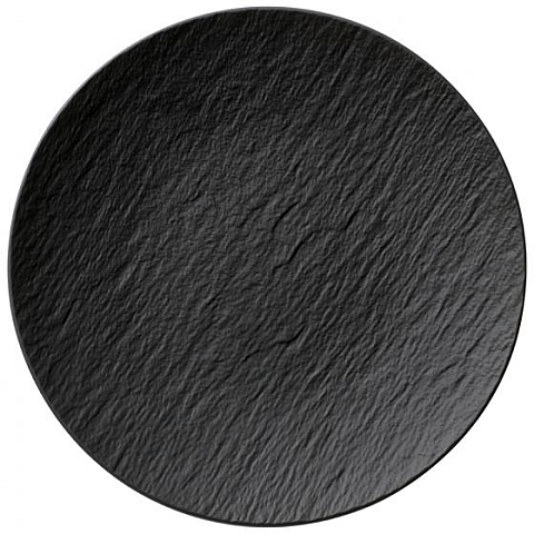 Villeroy & Boch 1042392630 Teller Suppenteller Rund Porzellan Schwarz