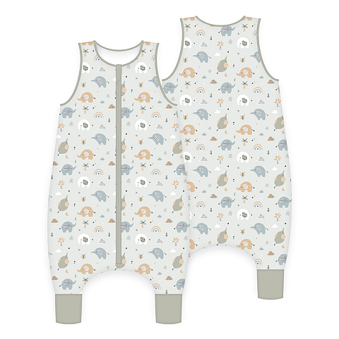 HERDING 3385262235 Babyschlafsack Junge/Mädchen Weiß, Mehrfarbig