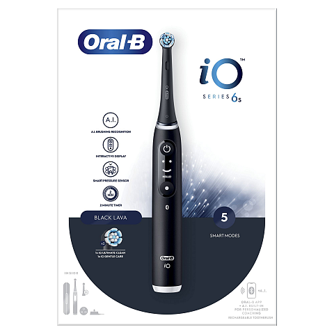 Oral-B iO 6 Erwachsener Vibrierende Zahnbürste Schwarz