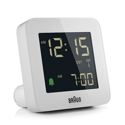 Braun BC09-DCF Digitaler Wecker Weiß