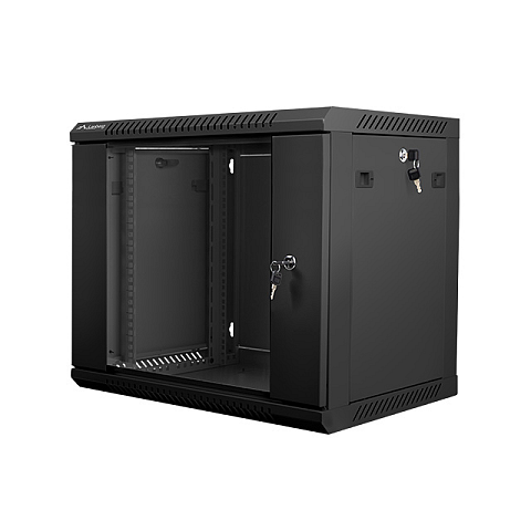 Lanberg WF01-6409-10B Rack 9U Wandmontiertes Regal Schwarz