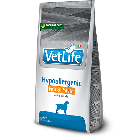 Farmina Pet Food Vet Life Hypoallergenic 12 kg Adult Fisch, Kartoffel
